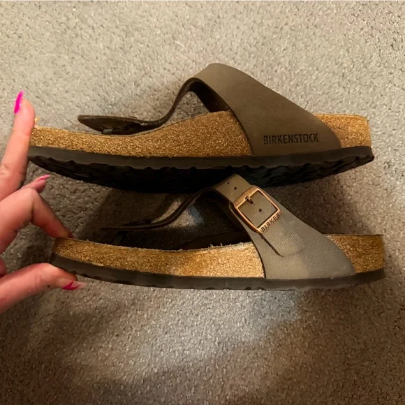 Birkenstock Gizeh thong toe Sandal brown size 39 - Picture 6 of 7